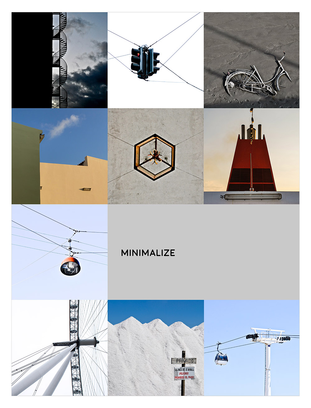 Minimalize poster